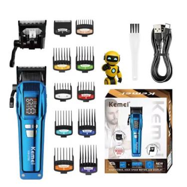 Imagem de Maquina Profissional Kemei DLC-Fixed Blad 9000RPM KM 2796 Bat 4600mAh 