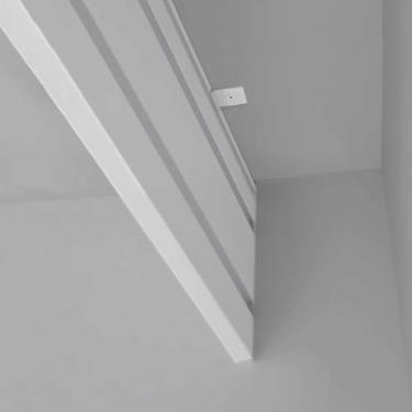 Imagem de Cortina blackout moldura sanefa para portas deslizantes e janelas de sacada, capa de painel branco (200 cm) - sem faixa incluída, perfeita para bloqueio de luz e decoração de casa