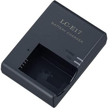 Imagem de Carregador de bateria LC-E17 para Canon: compatível com LP-E17 LC-E17 LC-E17E bateria para EOS Rebel T7i T6i T6s SL3 SL2 77D 8000D 800D 760D 750D 200D M6 M5 M3 Kiss X8i DSLR e mais