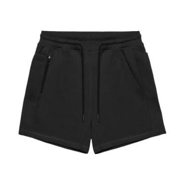 Imagem de Shorts Masculinos De Corrida Com Estampa Camuflada Casual Esportivo Pa