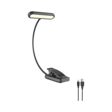 Imagem de Lâmpada De Leitura Noturna Portátil E Flexível Recarregável Por USB, 3
