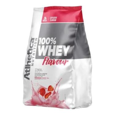 Imagem de 100% Whey Flavour Refil (900g) - Atlhetica Nutrition, Morango