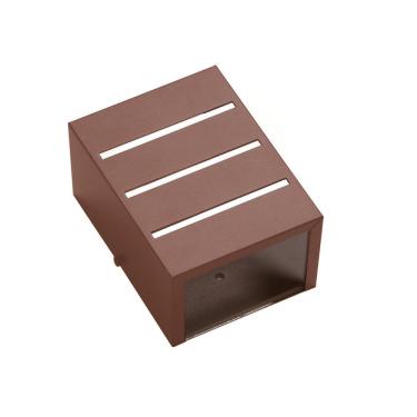 Imagem de Kit 3 Arandelas Marrom 2 Focos E 3 Frisos Parede Ar1612