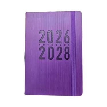 Imagem de Calendário Planejador Mensal De 3 Anos 2026-2028 Com Capa Flexível E S