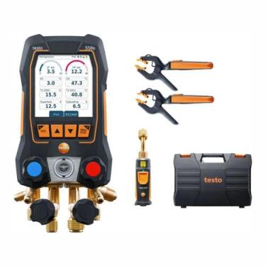 Imagem de Manifold Digital Testo 558s Inteligente Com Sondas Wireless De Vacuo E