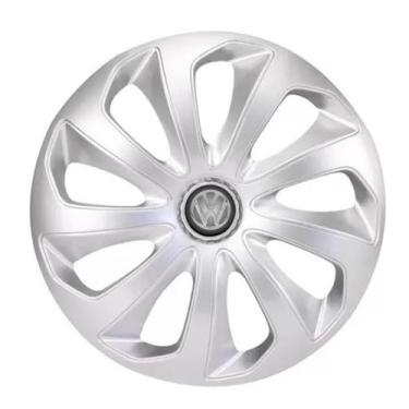 Imagem de Jogo Calota Velox Prata Aro 14 Para Gol G3 99 2000 2001 2002 - Elitte 
