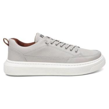 Imagem de Tênis de Couro Fortis Horizon - Cadarço Elástico Calce Fácil-Masculino