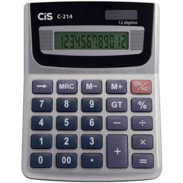 Imagem de Calculadora de Mesa 12 DIG. Mod.calck C-214 - Sertic