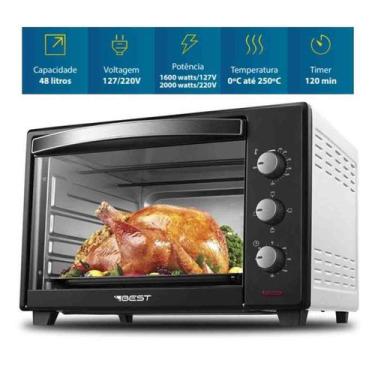 Imagem de Forno De Bancada Elétrico Best Forno Plus 48l 48l 110v, 220V