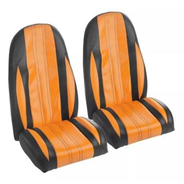 Imagem de Par de Banco (Preto e Laranja) p/ Mini Buggy Fapinha - NOSSA EMPRESA
