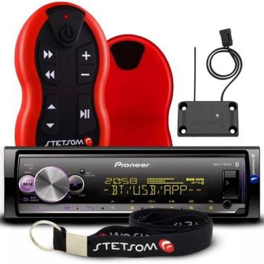 Imagem de Som Automotivo Pioneer Bluetooth Usb Atende Ligação Radio Mvh-x3000br 