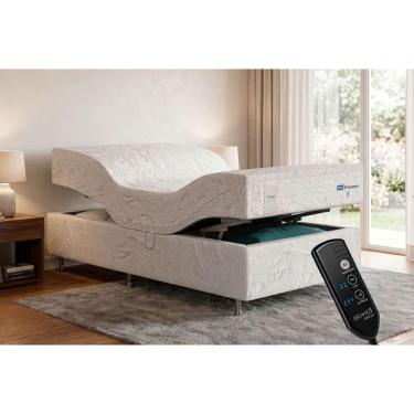 Imagem de Cama Box Articulada Motorizada Solteiro +Colchão Cavalcante Bivolt com Controle Remoto Probel