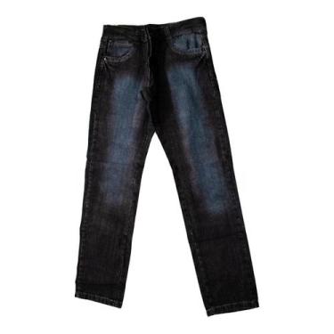 Imagem de Calça Jeans Infantil Menino Menina - anjo da mamãe, Ciano, 16