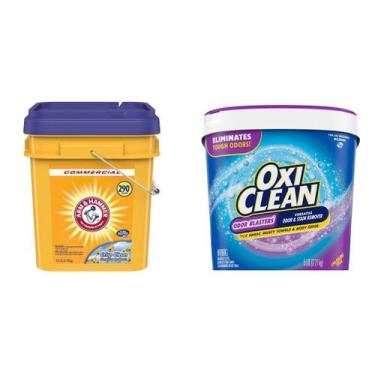 Imagem de Detergente em Pó Arm & Hammer 8,2 kg + OxiClean 2,3 kg