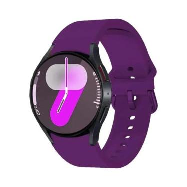 Imagem de Pulseira De Silicone Para Samsung Galaxy Watch 40mm 44mm 45mm, Banda E