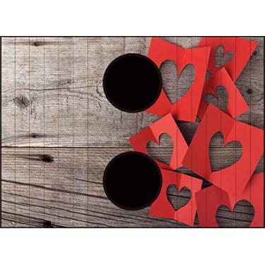 Imagem de Esteira Personalizada Madeira - EST0488 Tuddo Decor multi-colored Tamanho único