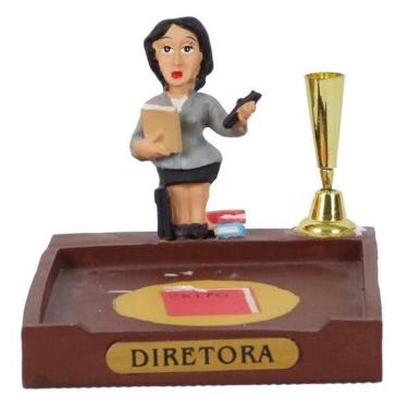 Imagem de Miniatura Profissional Diretora Resina Com Porta Caneta/Papel