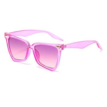 Imagem de Personalidade Hollow Rainbow Cat Sunglass Eye Design Polarizado Anti-ultravioleta UV400 Óculos Casuais para Adultos, Mulheres, Homens, C4, Tamanho Único