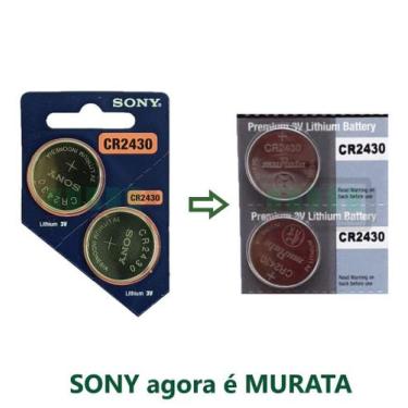 Imagem de Cr2430 3V Lithium Sony Murata / Kit 2 Baterias