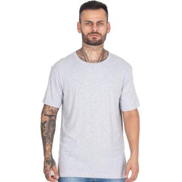 Imagem de Camiseta Masculina Ribana Malha Viscose C/ Elastano Premium - Kohmar