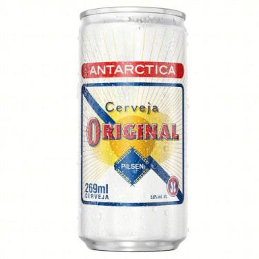 Imagem de Cerveja Pilsen Antarctica Original Lata 269ml
