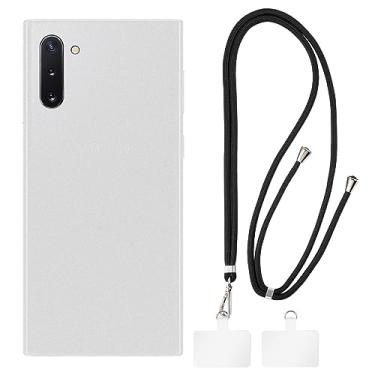 Imagem de Shantime Capa para Samsung Galaxy Note 10 + cordões universais para celular, pescoço/alça macia de silicone TPU capa amortecedora para Samsung Galaxy Note 10 5G (6,3 polegadas)