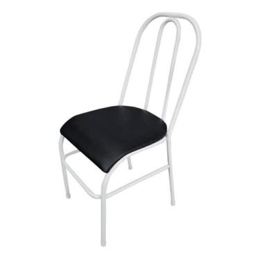 Imagem de Conjunto Kit 2 Cadeiras Sala De Jantar Estofado Material Aço - Lojas C
