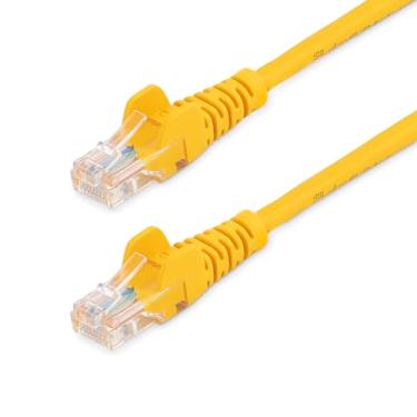 Imagem de StarTech.com Cabo de rede Cat5e com conectores RJ45 sem encaixe - 1,8 m, amarelo (45PATCH6YL)