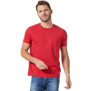 Imagem de Camiseta Replay Masculina R Basic Vermelha-Masculino