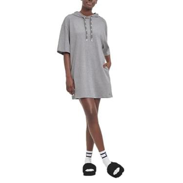 Imagem de UGG Vestido feminino com capuz Kassey, Cinza mesclado, Small