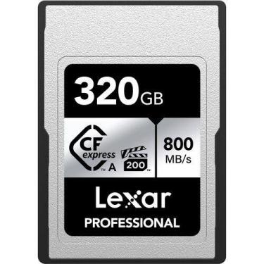 Imagem de Cartão memória lexar cfexpress 320gb type a 800mb/s silver lcaexsl320g