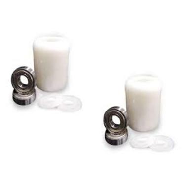 Imagem de 2 Roda Nylon Paleteira Paletrans 80x100mm c/rolamento e Capa - Carrinh