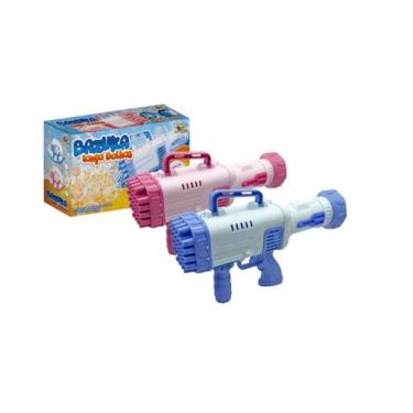 Imagem de Bazuka Lança Bolha 32 Furos Pura Diversão - Art Brink