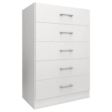 Imagem de Cômoda Aruba 5 Gavetas Fellicci Cor Branco