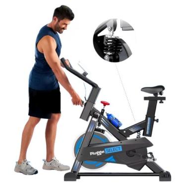 Imagem de Bicicleta Ergométrica Spinning Profissional 15kg Inércia suporta até 1