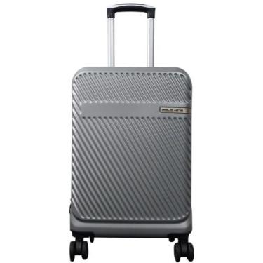 Imagem de Mala De Viagem Bordo em ABS Rodas De Giro 360 Polo King, Prata