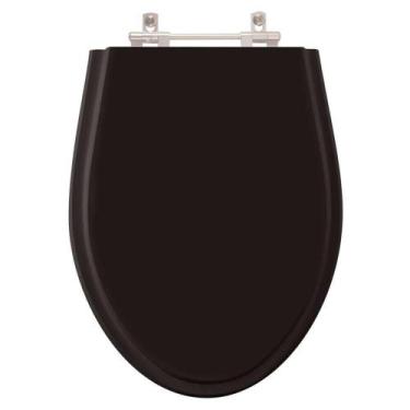 Imagem de Tampa de Vaso Sanitário Victoria Preto para bacia Ideal Standard - Pon