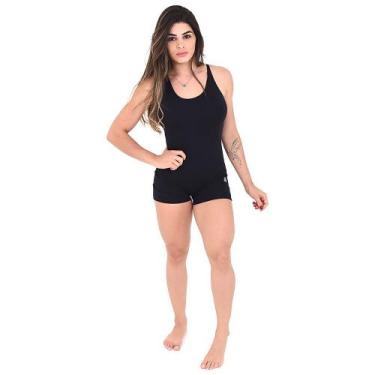 Imagem de Macaquinho Insanity Hidro Basico Feminino, G, Preto