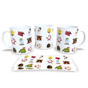 Imagem de Canecas de Porcelana Personalizadas 4 - Estampa Sublimada, Mod.76