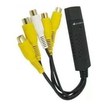 Imagem de Placa De Captura Usb Dvr 4 Canais Câmera Pc Vídeo Segurança - Xtrad