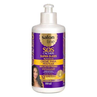Imagem de Salon Line Creme Para Pentear Cachos Super Óleos - 300Ml