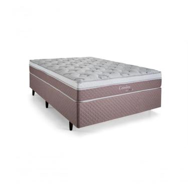 Imagem de Conjunto: Box + Colchão Herval Coimbra Molas Viúva 1,28x1,88