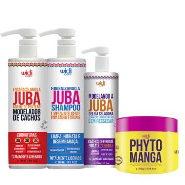 Imagem de Kit Encaracolando A Juba, Shampoo, Geleia,  Phyto Manga Widi - Widi Ca
