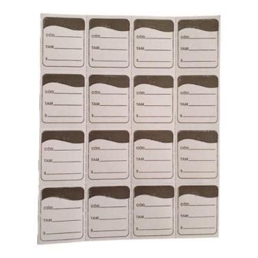 Imagem de 1000 Etiquetas Tags Para Pecificação de Roupas 30mm x 38mm - S W Varie