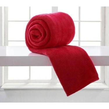 Imagem de Manta Microfibra  King Home Design - CORTTEX, Vermelho
