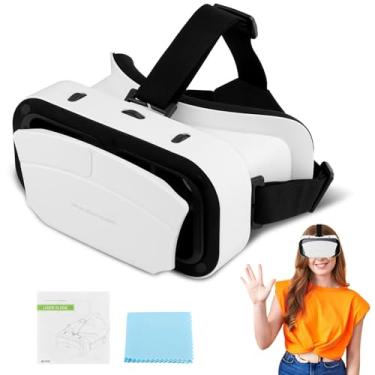 Imagem de Virtual Reality Goggles, 3D VR Glasses Adjustable VR Virtual Reality Headset with Wide Angle Lens, Universal 3D VR Headset for Kids Adults, HD Goggles for Phone Movies Games