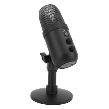 Imagem de Microfone USB, Kit de Microfone para PC Com Luz Mudo Rápida para Computador Com Montagem Antichoque, Condensador de Estúdio Plug & Play para Instrumentos Gravação de Voz Overs