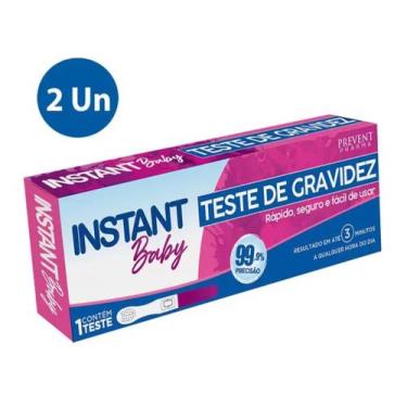 Imagem de Kit 2 De Gravidez Instant Baby One Step Prevent Pharma
