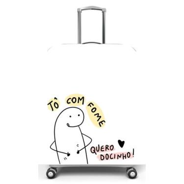 Imagem de Capa para mala de viagem M, medidas max C40x A59 x P27cm Flork tô com 