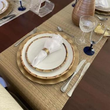 Imagem de Passadeira para Mesa em Junco 1,50mt x 40cm Caminho Mesa - Decore Fáci